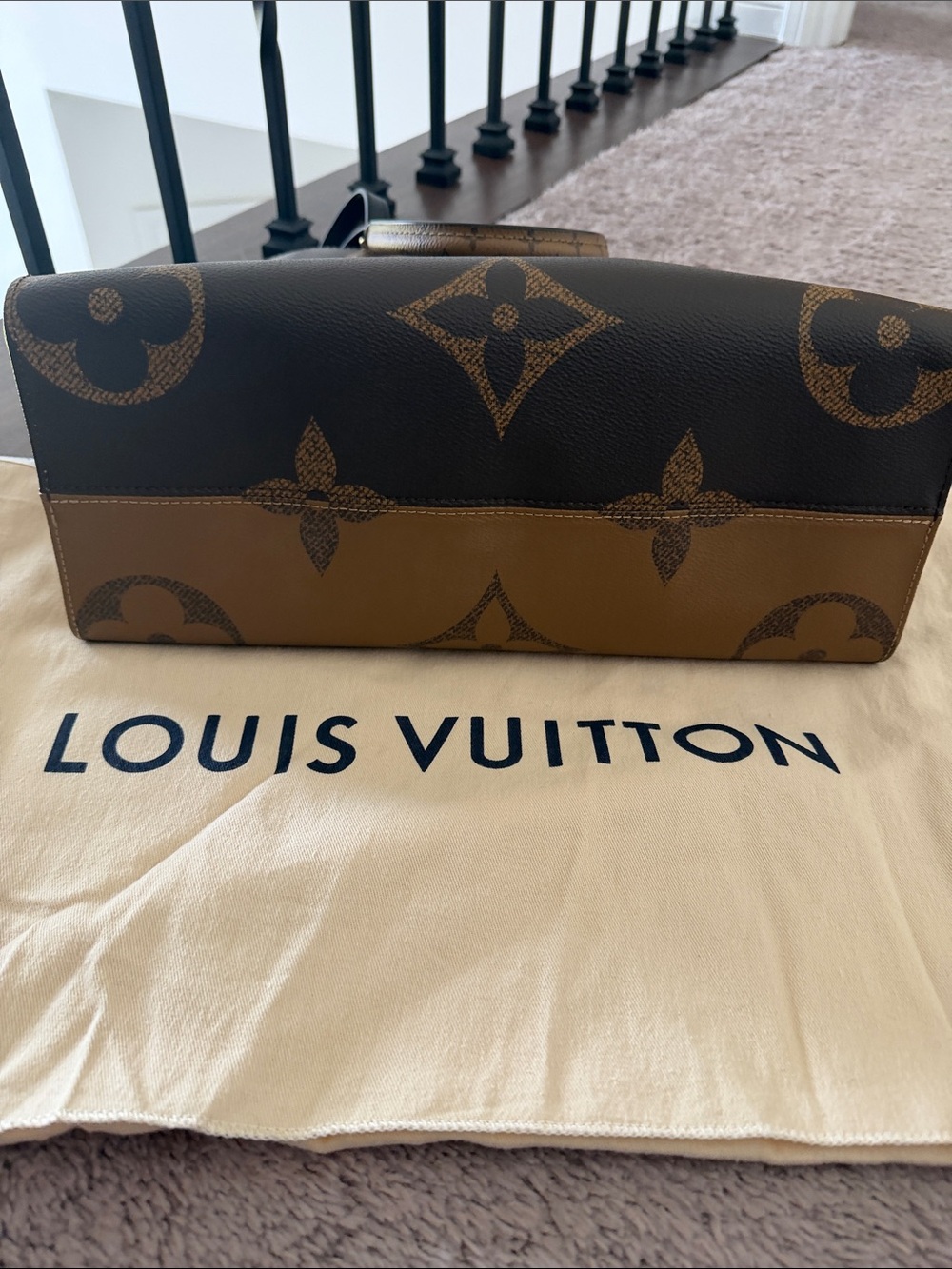 Louis Vuitton Brown Reverse Monogram Medium Canvas Tote. Full set, PRESTINE 🤎 - Picture 8 of 8